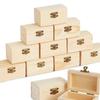 10PCS Wooden Multifunction Case with Lid Jewellery Storage Container Box Home DecorJewelry Necklace Ring Storage Box Organizer