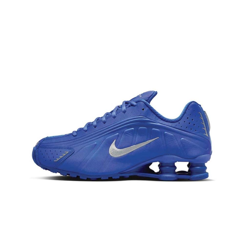 Nike Shox R4 Racer Blue Metallic Silver