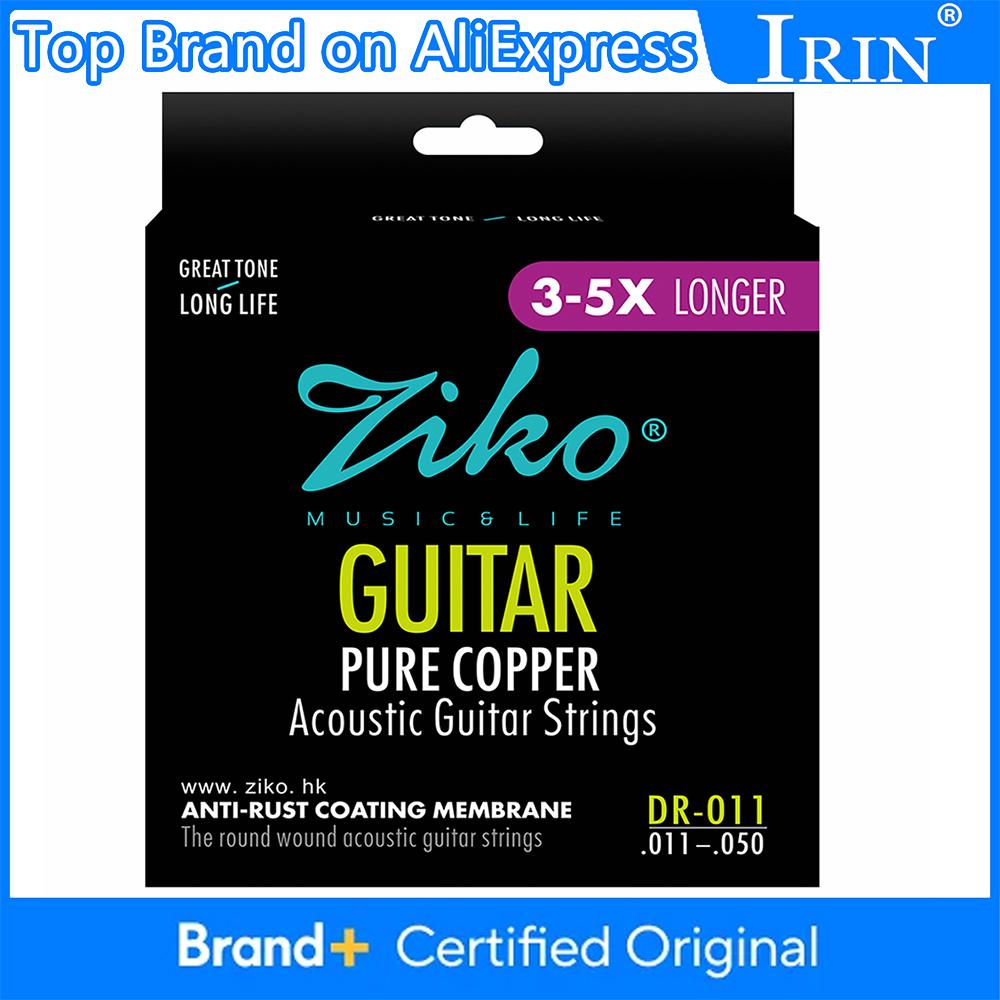 ZIKO Acoustic Guitar Strings High Quality Carbon Steel Hexagonal Alloy Beginners Professional Practice Folk Guitar Strings