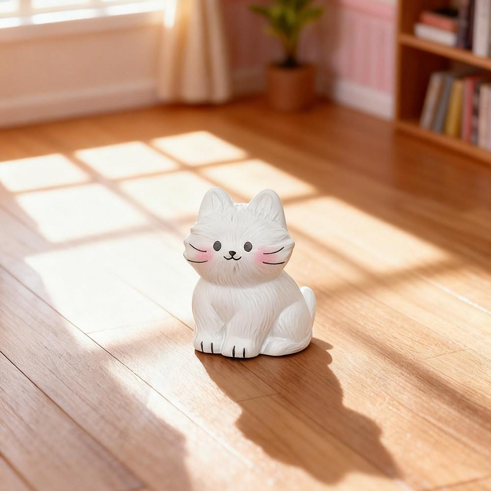 5Pcs/set Cartoon Cat Animal Miniatures Resin Ornaments Fairy Garden Decoration Micro Landscape