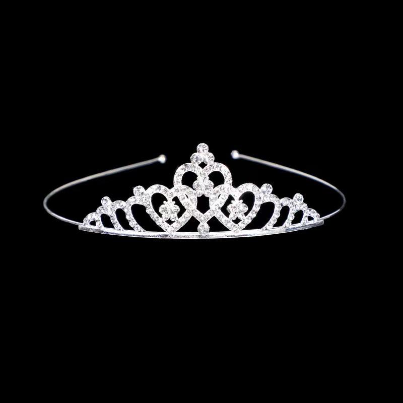 

Children s Rhinestone Crown Headband for Girls - Alloy Crown Hair Accessories for Events