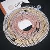 8mm S925 Silver Moissanite Cuban Link Necklace & Bracelet