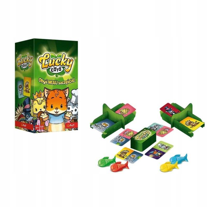 TREFL 02515 Lucky Cats Family Game
