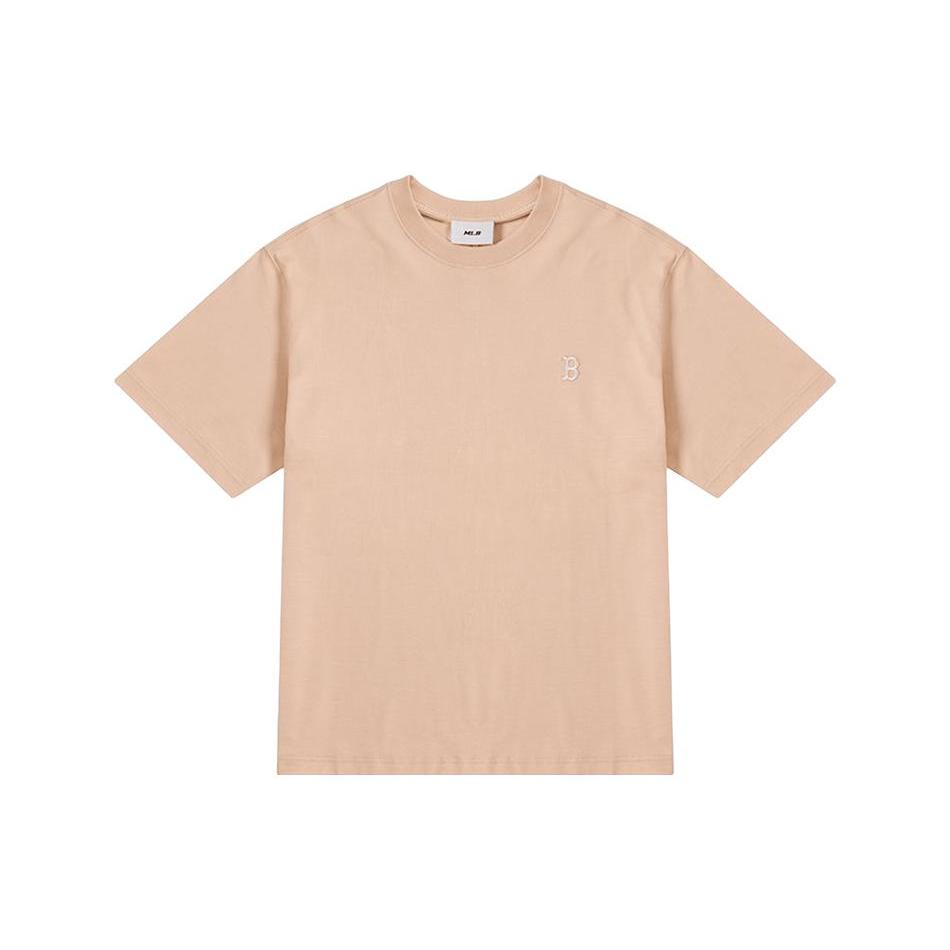 MLB T Shirt Unisex Light Sand Brown 3ATSB1133-43SAL S