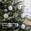 9 Pieces Christmas Ball Ornaments Sturdy for Festive Gathering