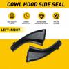 For Toyota RAV4 2013-2018 Black Front Pair Wiper Side Cowl Extension Cover Trim