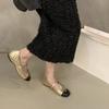 First encounter inner height increase French small fragrant single shoes shoes 2026 spring color matching ballet Mary Jane