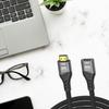Fast Speed HDTV 2.2 Extender Cord For 16K 60Hz 8K 240Hz Resolution Durability PVC And Durability Video Cable