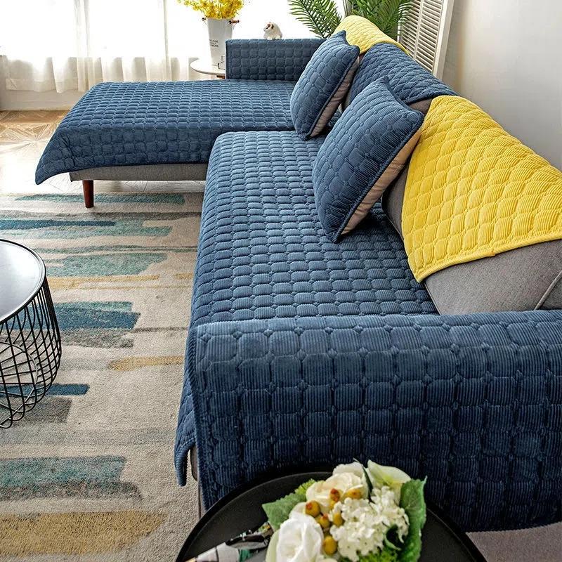 WTEMPO Indoor Plush Sofa Cushion All-season Universal Simple Modern Anti Slip Sofa Cover Universal Cover