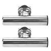2pcs Stainless Steel Fishing Rod Holder for Tournament Style Clamp for 1‑1 4into 2in Rail Mount