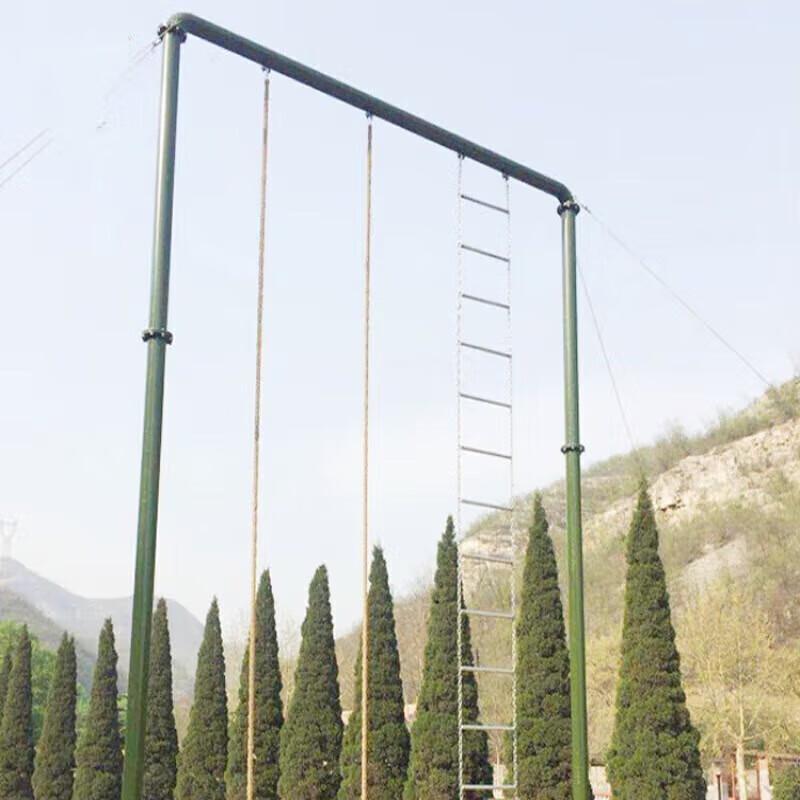 Outdoor Rope Climbing Fitness Structure
