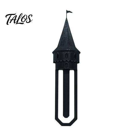 Tower Shaped Bookmark Castle Paper Clip Bookmark, 3D Printed Cute Book Page Fairy Tale Markers for Reading, Fantasy Medieval Paperclip Students