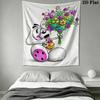 Diddl Wall Tapestry Aesthetic Wall Hanging Printed Fabric Blanket Decorative Tapestries for Bedroom Living Room Home Decor