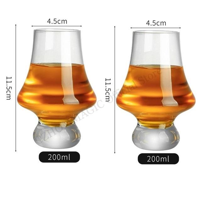 6/4/2/1Pcs Crystal Brandy Wine Glasses Goblet Whiskey Copita Nosing Glass Tasting Snifters Chivas Neat Cup Beer XO Cocktail Cups