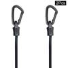 2Pcs D-Type Plastic Hook Elastic Bungee Shock Cord Strap Car Luggage Tent Kayak Boat Canoe Bikes Adjustable Tie Strap Hooks