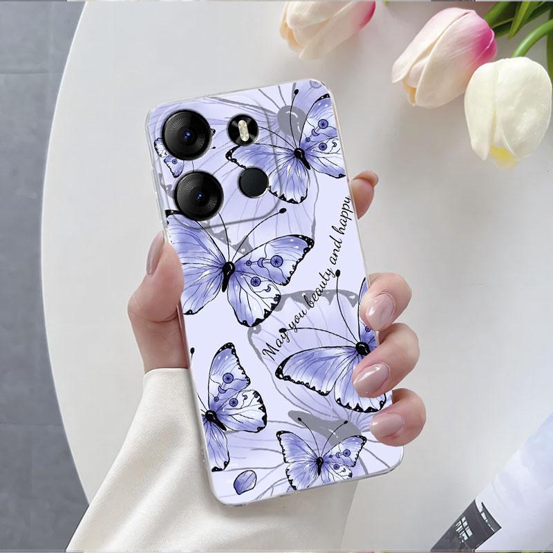 For Infinix Smart 7 Smart 6 HD Plus Case Luxury Protective Cover For Infinix Smart 5 India Marble Clear Soft Silicone Phone Case