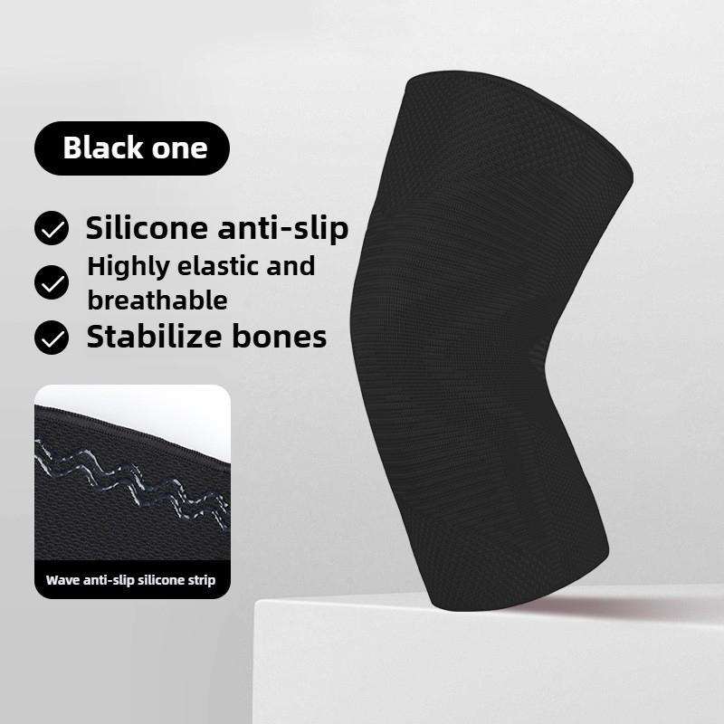 Women's Professional Sports Knee Pads New Upgraded Thin Silicone Non-slip Four-way Stretch All-season Style for Active Wear