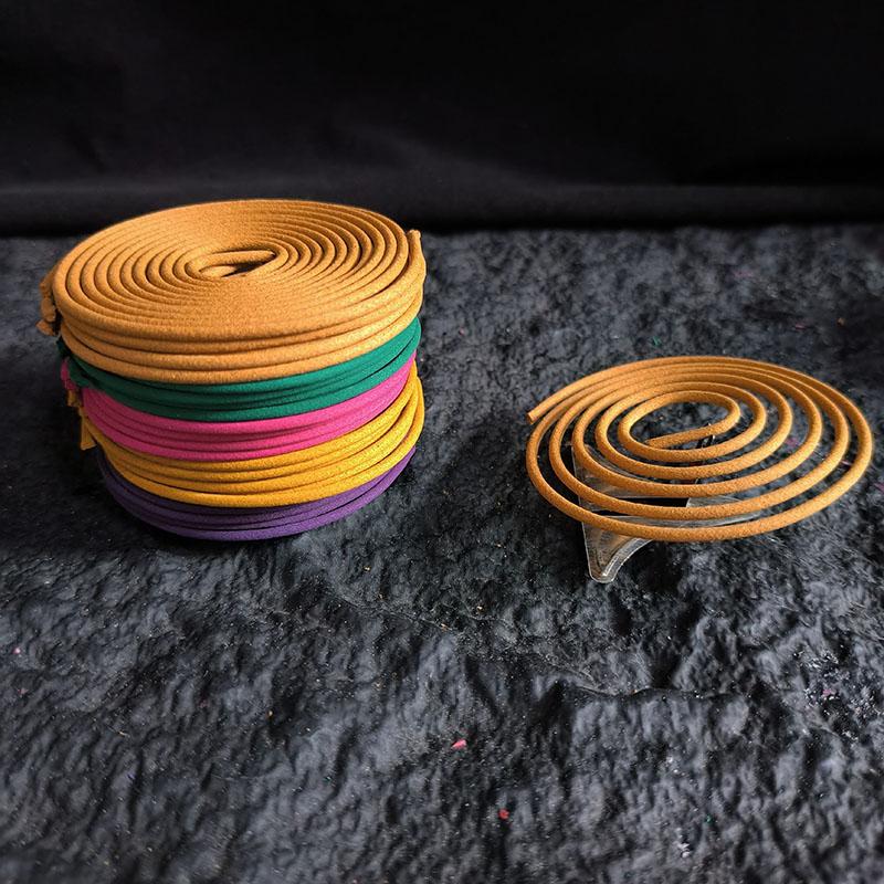 40pcs Natrual Lavender Fragrance Incense Sticks , Spiral Shape Jasmine 3-4 Hours Burning Time for Home Scents Coil Incense