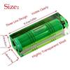 Small Bubble Level Tool Mini bubbles rectangle Three Line Horizontal 522015MM