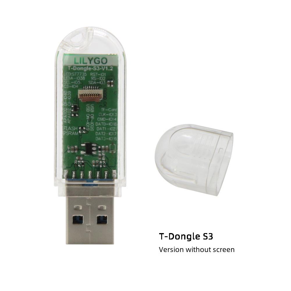 Placă de dezvoltare LILYGO® T-Dongle-S3 cu LCD de 0,96", WiFi, Bluetooth și suport pentru card TF