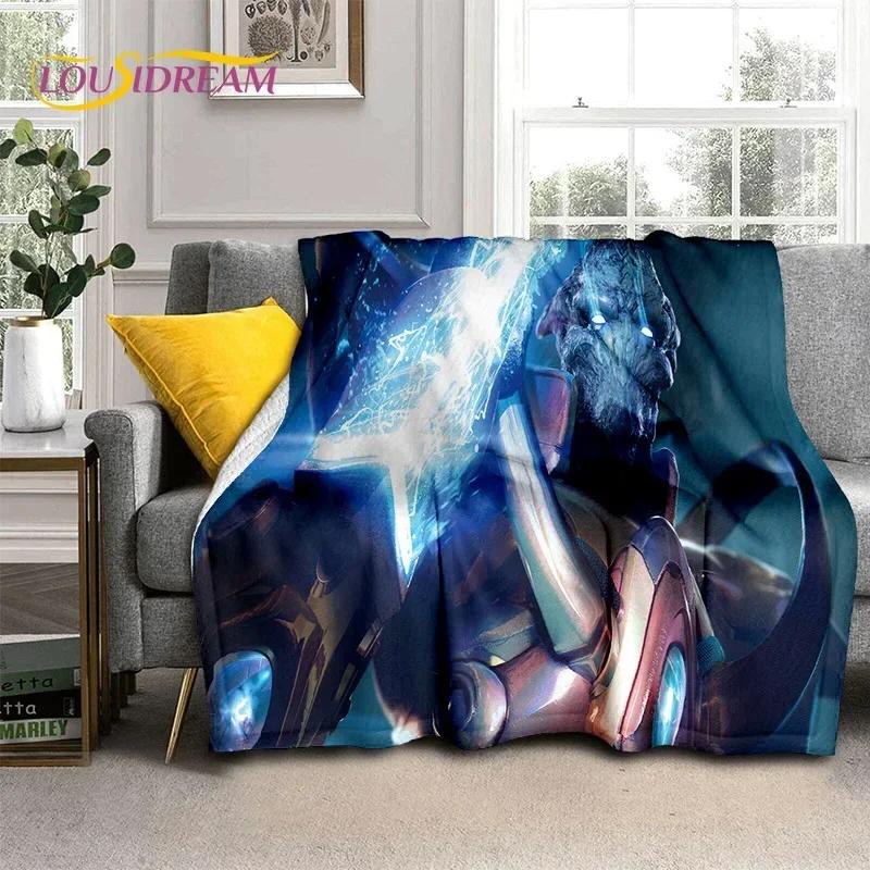3D StarCraft Classic Game Gamer Blanket,Soft Throw Blanket for Home Bedroom Bed Sofa Picnic Travel Office Rest Cover Blanket Kid