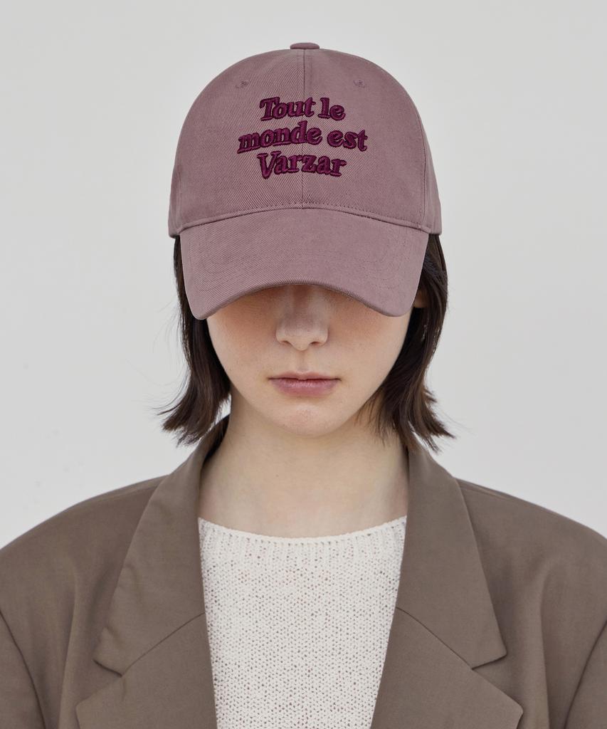Bajal Tmv Lettering Ball Cap [Washed Indie Pink]