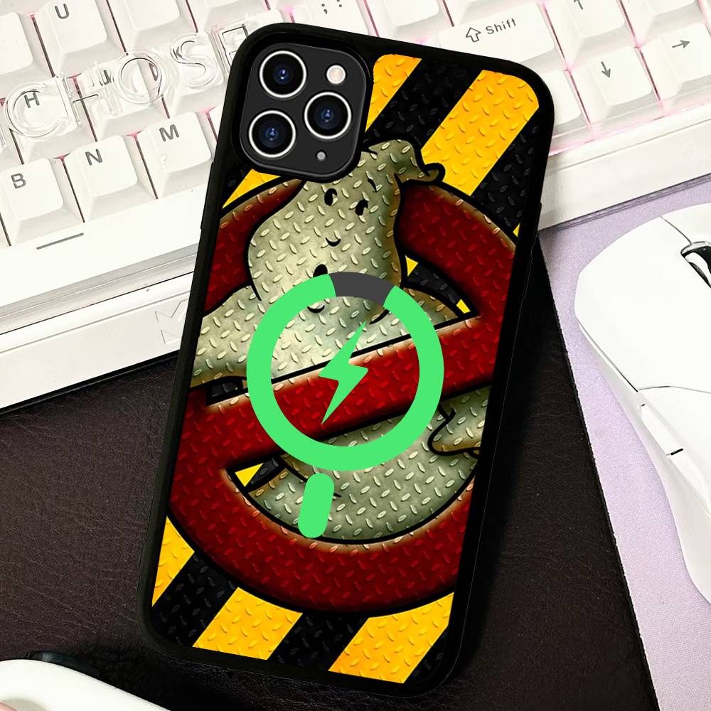 

Movie-G-Ghostbusters Magnetic Phone Case For IPhone 17 Pro Max 16 15 14 Plus 13 12 11 Pro Max For Magsafe Cover iPhone 16 plus