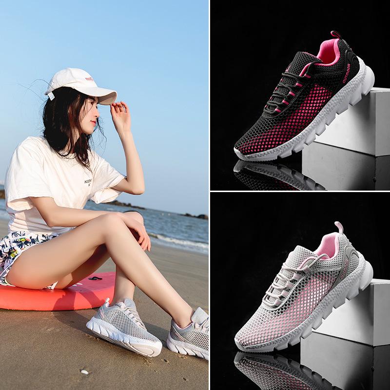 Summer Net Shoes for Men and Women, Couples, Single Mesh, Hollowed Out and Breathable, Wading Shoes, Men's Speed Sales Through Amazon