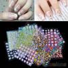 30 Sheets Mixed Floral Nail Art Stickers Decals DIY Manicure Design Accessories