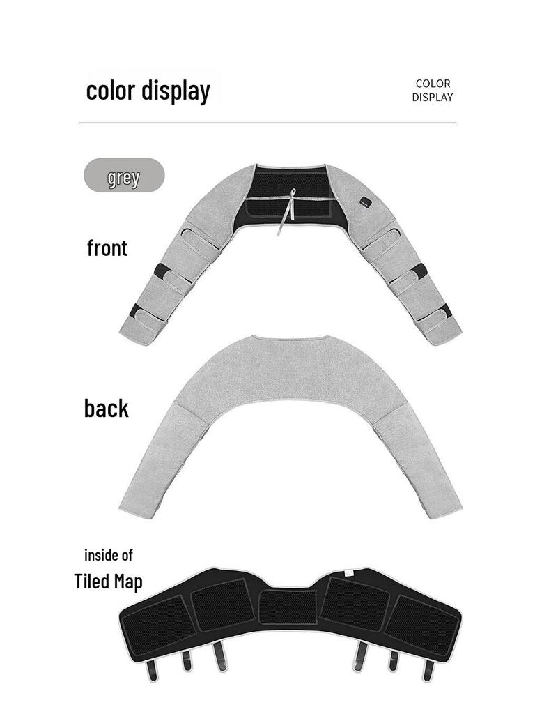 Red Light Heated Shoulder & Arm Therapy Sleeve - Constant Temperature Pain Relief Massager