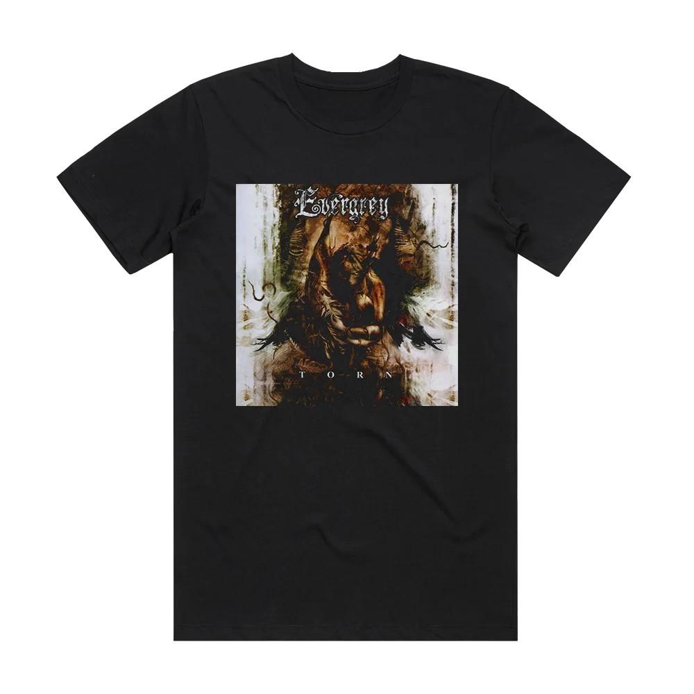 Evergrey Torn Album Cover T-Shirt Black Cotton All size L55 L