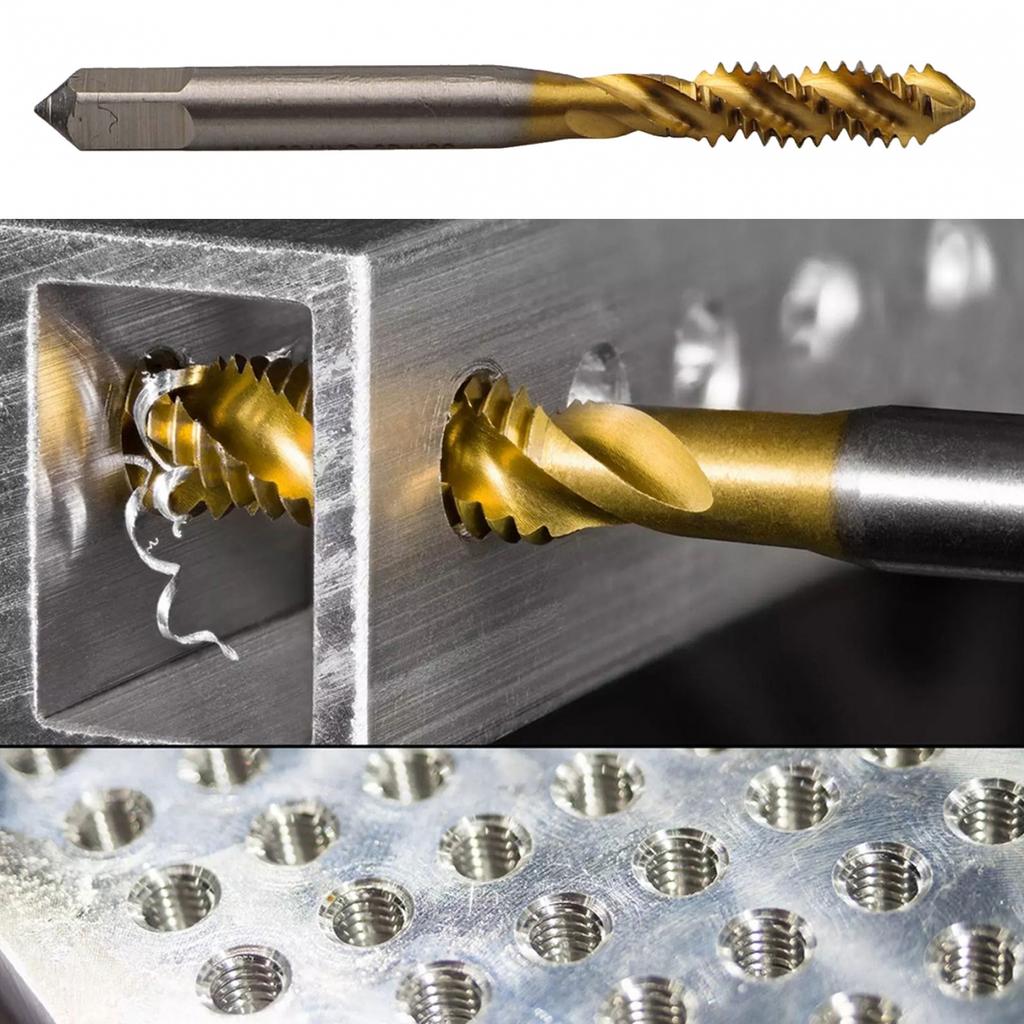 Clear Threads 1/4-20 UNC Tap High Speed Steel Tap Spiral Flute Thread Tap