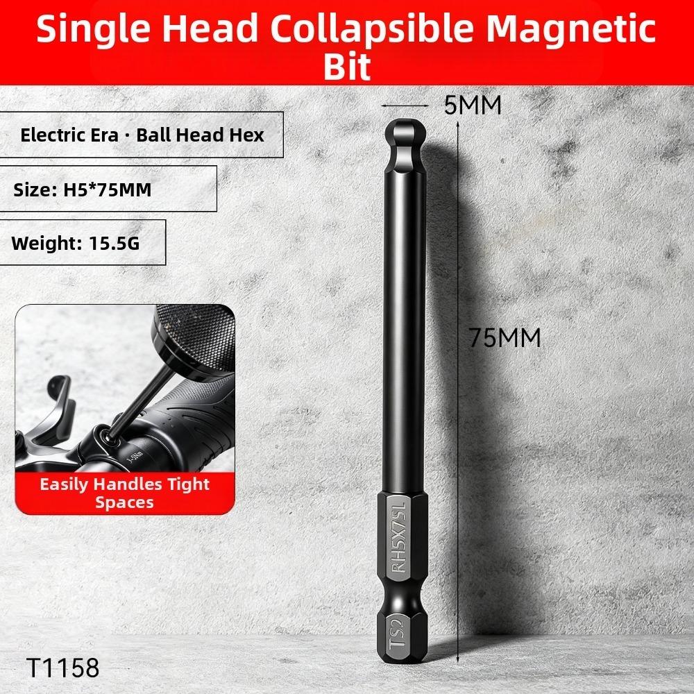 Steel Hex Screwdriver Bit Reduced Shank Magnetic Driver Bit New Power Tool Accessories