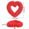 Valentines Day Wreath Heart Wall Decoration Fashion Valentine Wreath Door Wreath for Wedding Holiday Party Patio Living Room
