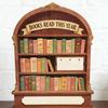 Contador de Livros Lidos Este Ano Placa de Rastreamento de Leitura de Madeira para Estante Decoração de Biblioteca Presentes Literários para Amantes de Livros Leitora Compulsiva Mulheres Professor