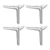 4pcs Metal Furniture Legs with Easy Installation Modern Sofa Couch Chair Support for Cabinets & Sofas