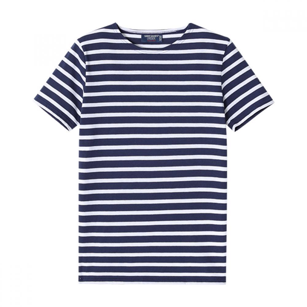 

SainT James Kids T shirT Marine Neige Modern sTripe 2068 MARINE NEIGE (16A)