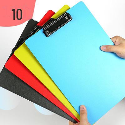 Blocco note in compensato di plastica rigida con clip in metallo A4 in spagnolo spesso