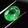 Natural Green Emerald Loose Gemstone 6 ct Oval Cut Colombian for Jewelry Making and Gem Collections