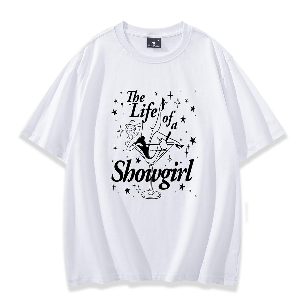 Showgirls Life T Shirt In My Showgirl Era T-Shirt New Album 2025 Shirt Country Music Fan Gift Men Women Streetwear Hip Hop Tops
