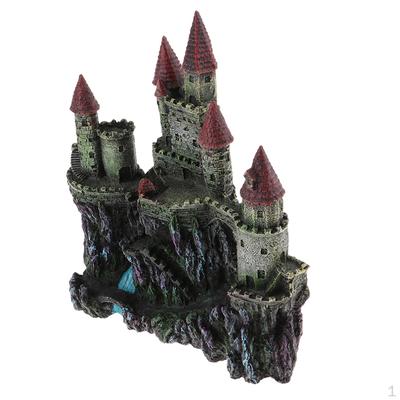 Decor Castle Fortress Knight Fish Tank Decoration