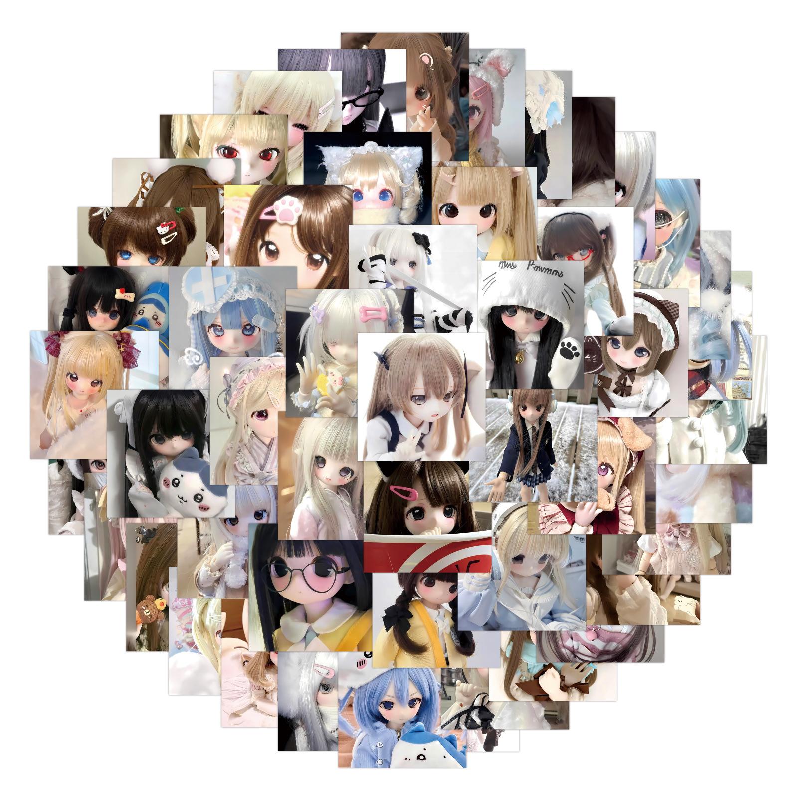 

80 Новых стикеров-граффити для BJD-кукол, украшающих холодильник, скутер, чашку для воды, DIY-стикеры для личности