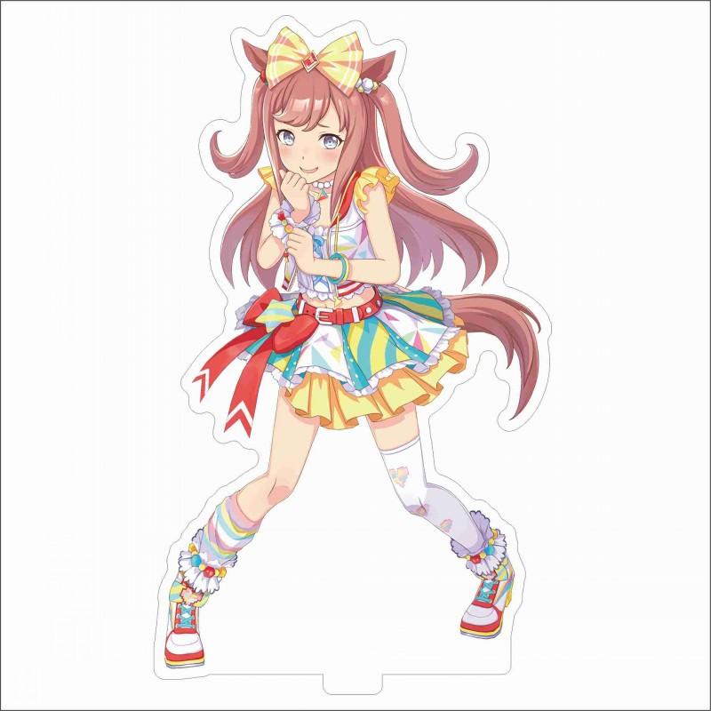 Japan Beautiful Derbil 15 Cm Cartoon Characters Acrylic Double-sided Stand Model Kawaii Cute Office Decoration Panel Permanent Recording Fans