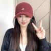 Embroidery little fox lamb wool baseball cap children autumn and winter warm versatile big head circumference plush cap