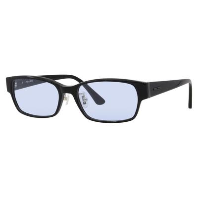 Glasses Frame Sunglasses Color Lens Set VPLF54J 0700 55 Degreeless Blue Lens [Police]