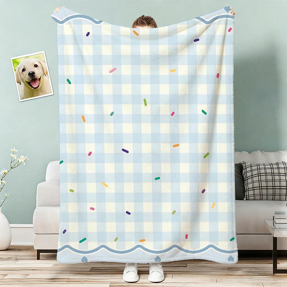 Trendy Flowers And Animals Throw Lightweight 240G Flannel Blanket Soft Skin-Friendly For Summer Cooling