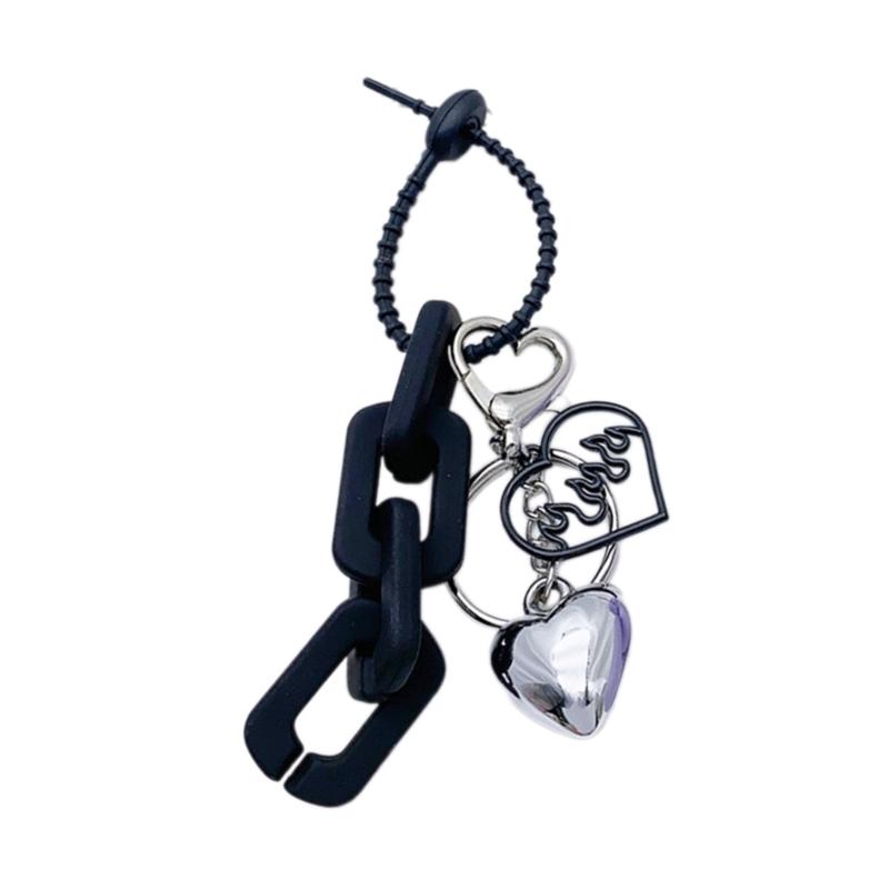 

Key Organizer Star Pendant Keychain Star Key Holder Keychain Accessories for Bag чорний