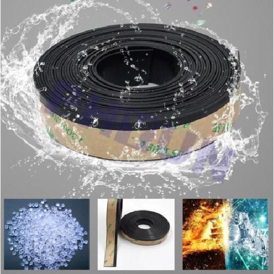 Universal Rubber Car Side Door Window Glass Seal AUX Weatherstrip 157'' x 0.6''