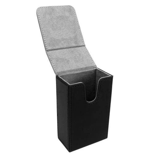 PU Leather Tarot Card Box, Tarot Card Storage Case, Tarot Card Case, Tarot Card Holder (Black)