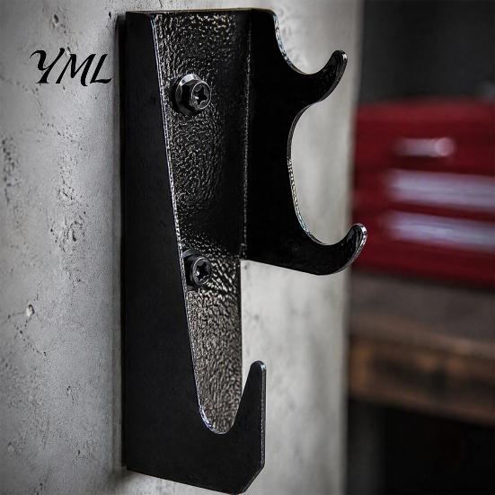 Heavy Duty Garage Hook Chainsaw Holder Wall Mount Hanger, Metal Storage Rack with Contoured Cradle, Bracket for Garage, Workshop & Tool Shed, Mounting